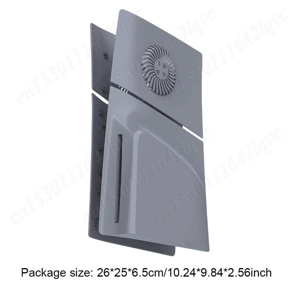 Šedá limitovaná edice k 30. výročí Náhradní kryt pro konzoli PS5 Slim s diskovou/digitální edicí ABS Boční kryty