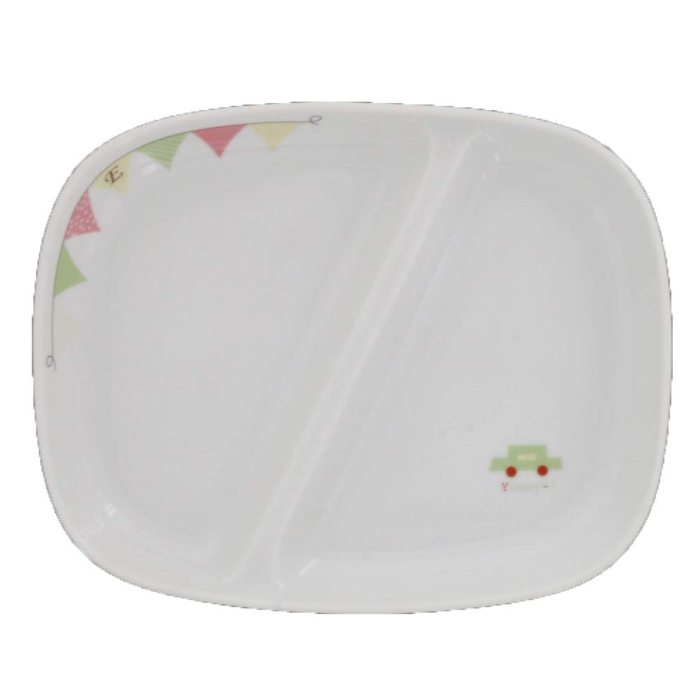 

Tableware East Divided Lunch Car Plate, 22cm, Garland, E-Kids белый