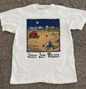 T-shirt en coton Jerry Jeff Walker Luckenbach Taille réelle Bs793