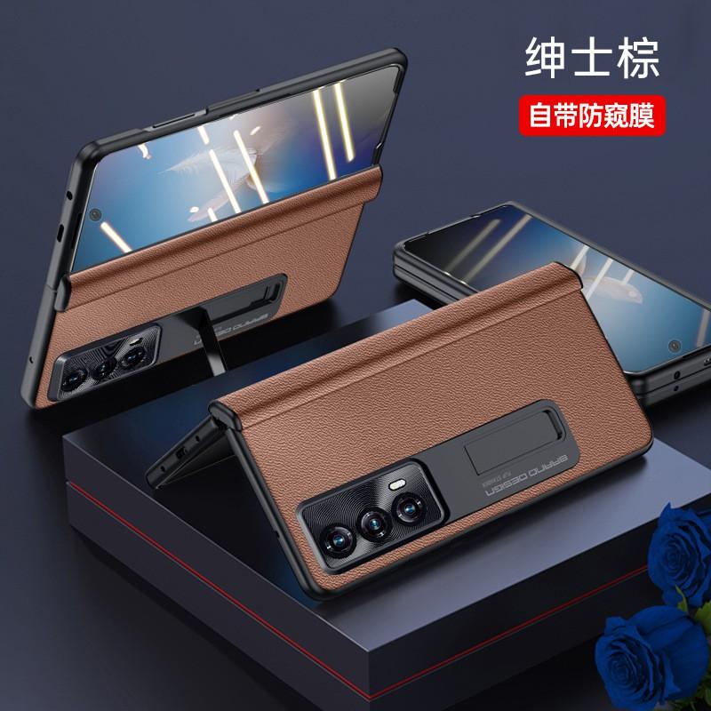 Premium Full-Body Leather Case Honor Magic Vs2 With Integrated Hinge Protection Magnetic Kickstand Drop Resistance