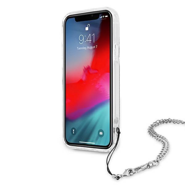 Guess Guhcp12Lkspesi Iphone 12 Pro Max6,7 Srebrny/Silver Hardcase Peony Chain Collection