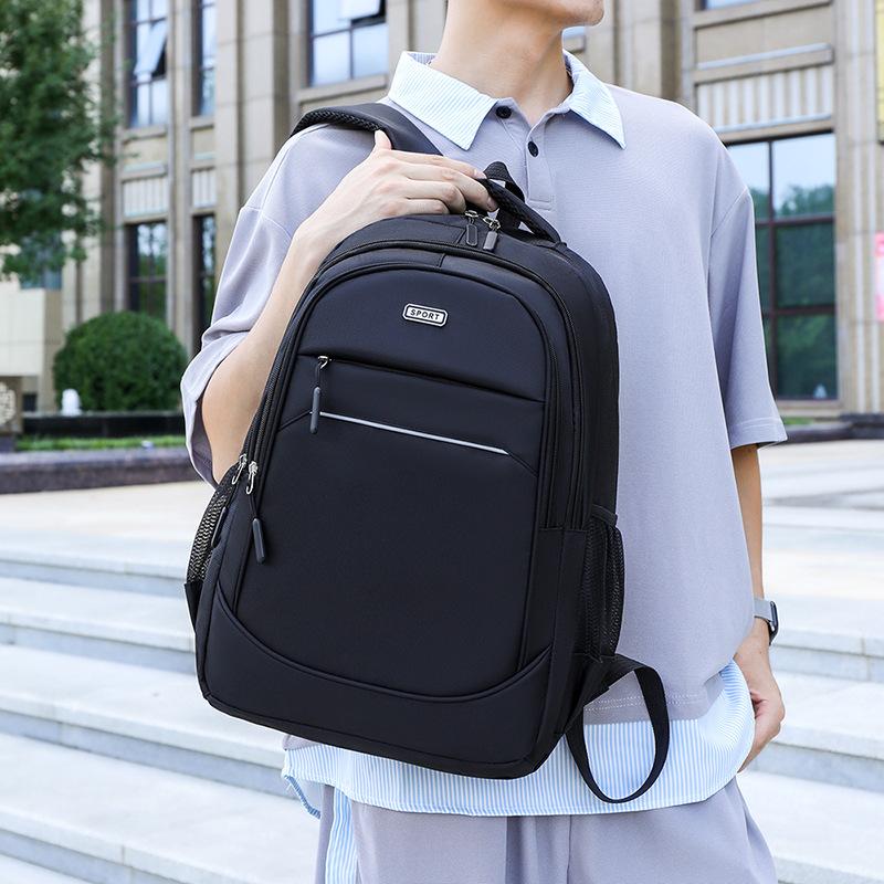 2026 New Men's Business Laptop Backpack Durable Large Capacity Commuter Travel Daypack for Students & Work, Grey
