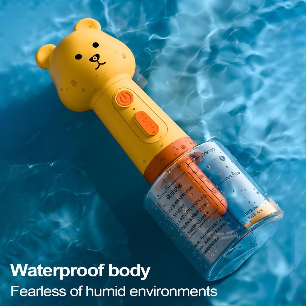 Dog Shampoo Foamer Sprayer Pet Shampoo Dispenser Bear Design Foamer For Odor Control Outdoor Washing Kennel Cleaning Paw Pet