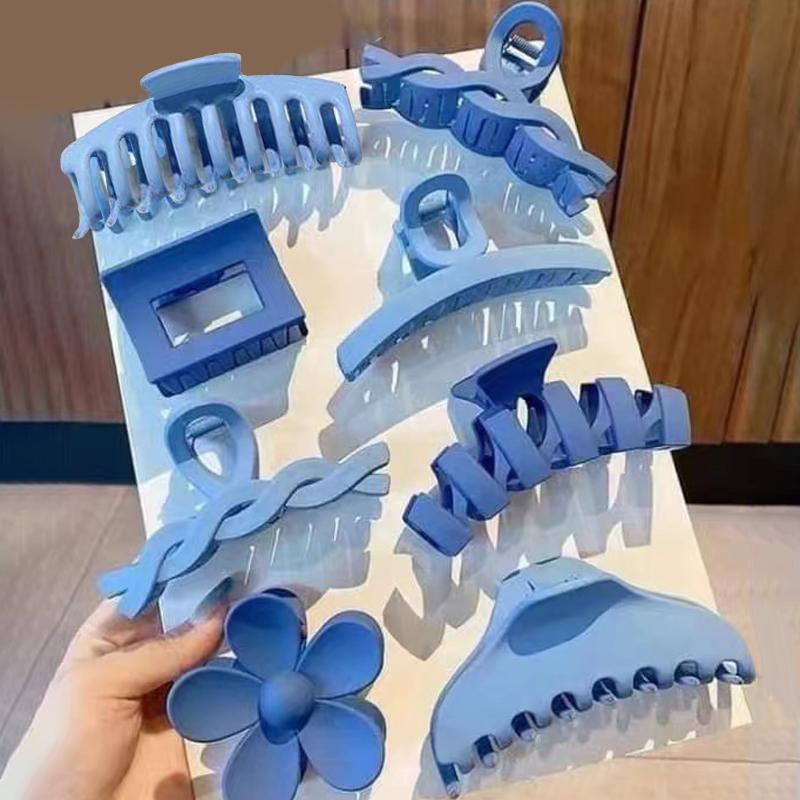 8 Stück/Set Haarspangen-Zubehör mit verschiedenen Stilen, große Krallenspange für dickes Haar für Frauen, rutschfest