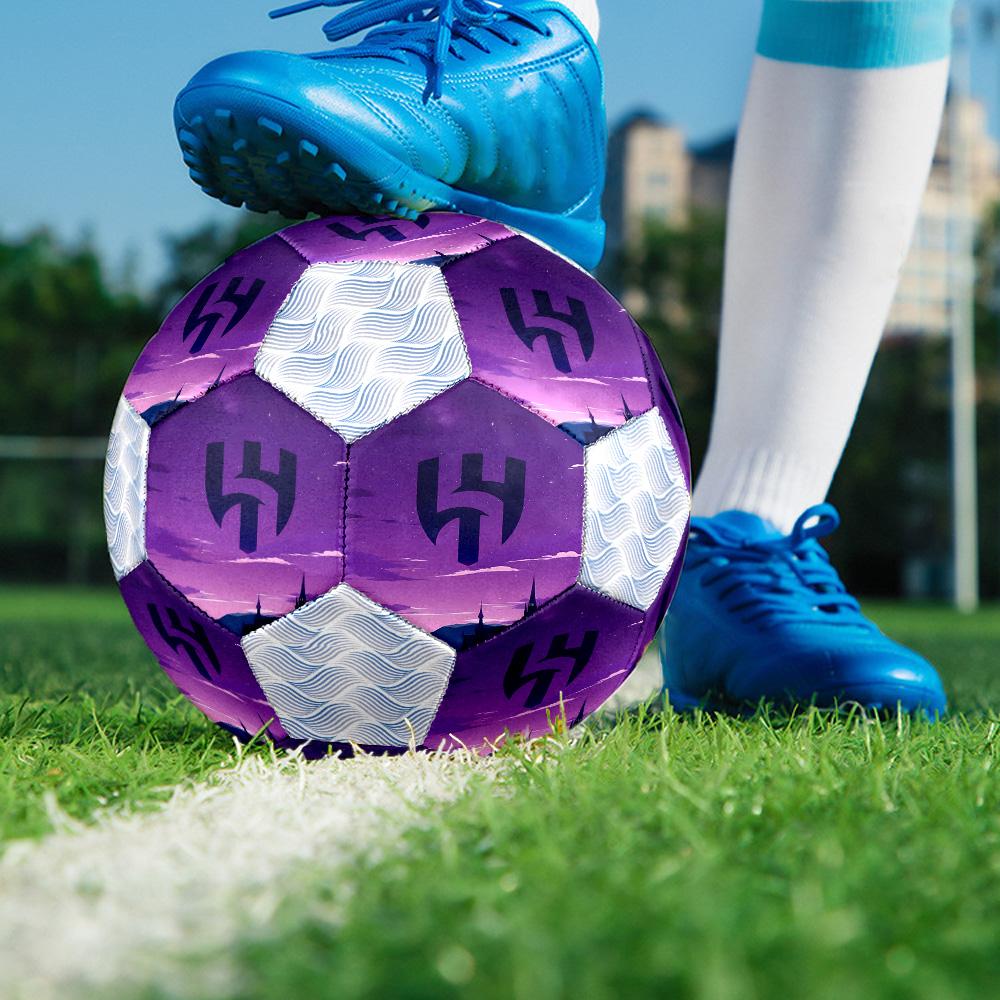 1pc Al-Hilal Saudi Football Club Football Soccer Ball Size 5 Indoor Soccer Ball Fashion Colorful Backyard Game -Great For Sports Fans Gift