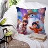 B-Baymax Animated Character Pillow Case Square Pillow Bedroom Sofa Leisure Comfort Cushion Car Living Room Home Decoration