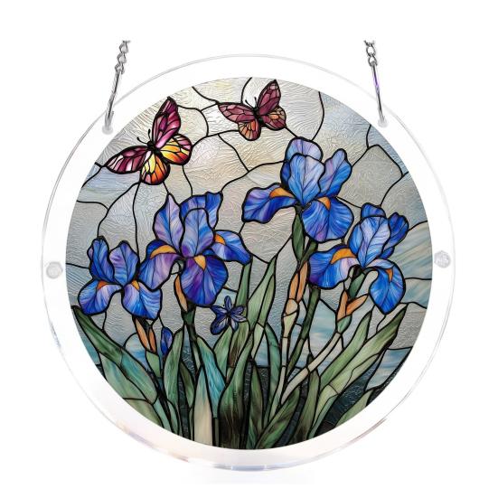 Window Hanging Acrylic Puzzles Suncatcher Stained Glass Style DIY Jigsaw Puzzle Craft