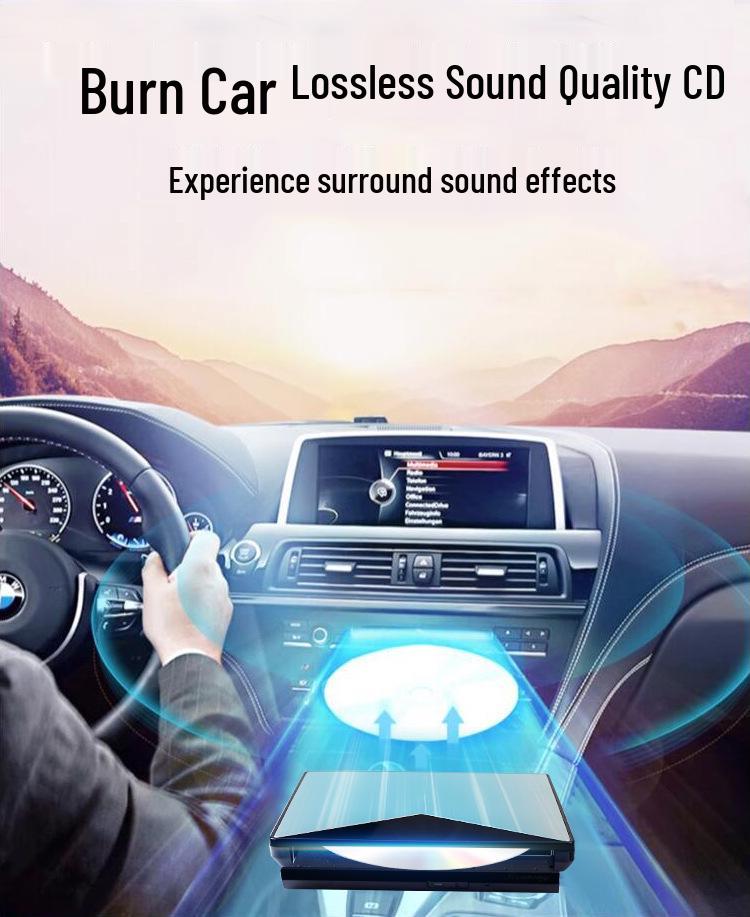 Sanzechuangtong Universal USB/Type-C External DVD/VCD Burner for Laptops and Desktops
