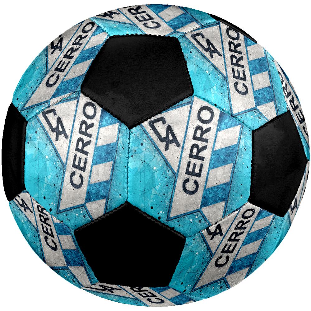 SIZE 5 Cerro Porteño Soccer Ball Colorful All Ages Machine Stitched PVC Competition Ready Durable High-Bounce