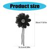 19cm Rhinestones 3D Flower Applique for Handmade Wedding Gown Sewing Flower for Dress Corsage Costume Sewing On Applique