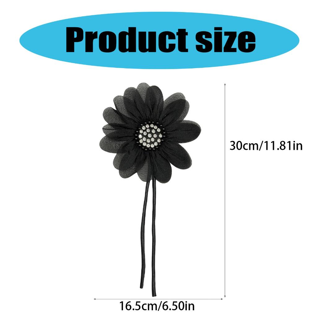 19cm Rhinestones 3D Flower Applique for Handmade Wedding Gown Sewing Flower for Dress Corsage Costume Sewing On Applique