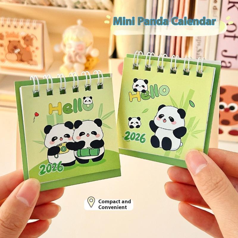 2026 Year Cartoon Capibara Desktop Mini Desk Calendar Planner Desktop Decoration Office Stationery