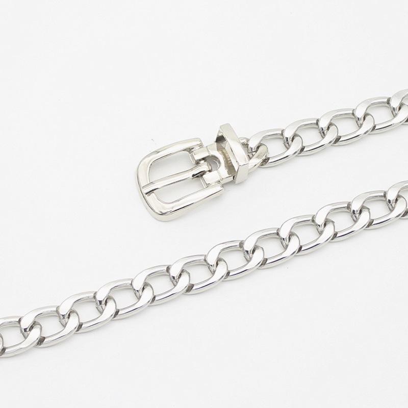 

Waist Chain Hip Hop Style Metal Belt Belt Oem Dress Accessories Belt Women 110cm