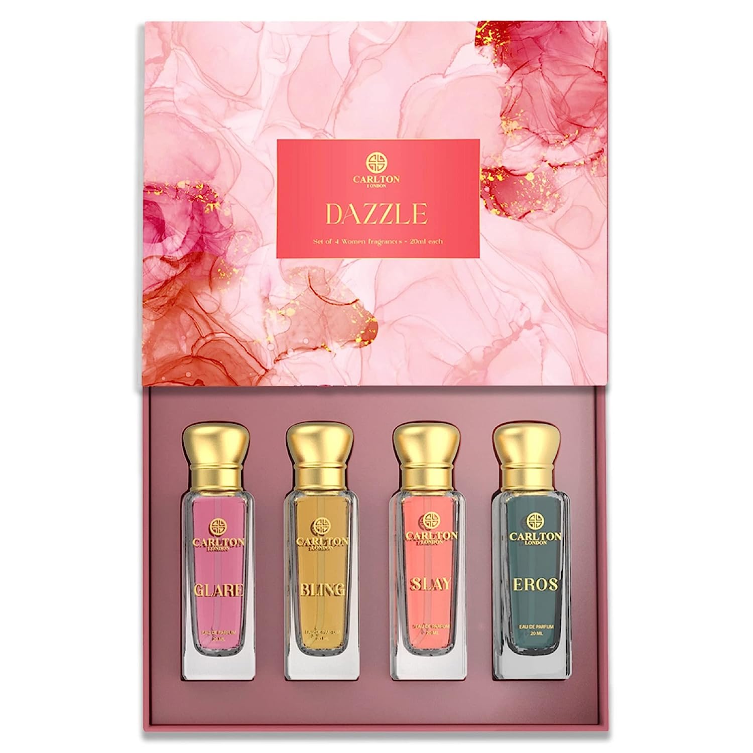 

Carlton London Luxury Perfume Dazzle Gift Set for Women Eau De Parfum 4X20 мл