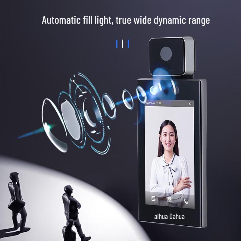 Dahua AI Face Recognition & Temperature Screening Terminal CN plug (adapter included)