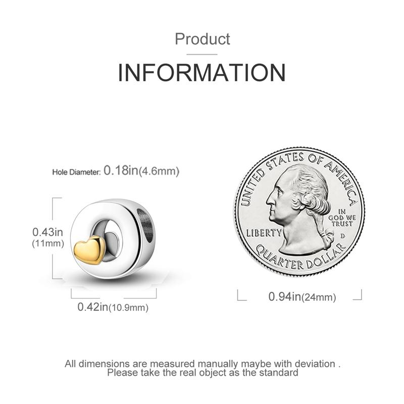 Charms Originale Heart English Alphabet Series Bead Fits Bracelets Necklace Women Charm Copper Luxury Diy Jewelry Gifts