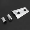 24PcsSet Door Hinge Cover Trim Silver Fit for Jeep Wrangler JK 20072017 (4 Doors)