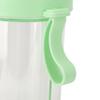 600ml Portable Two Straws Water Bottle Dual Use Drink Cup for Outdoor Travel Sport Geeen