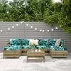 7 Piece Garden Sofa Set Pressure Treated Pine Wood