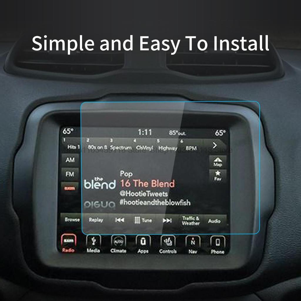 Tempered Glass Screen Protective Film for Jeep Renegade 7inch or 8.4inch Interior Car GPS Navigation anti-scratch accessories