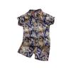 Children's Floral Print Clothing Short-sleeved T-shirt And Shorts Beachwear