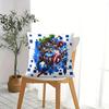 Marvel Avengers Printed Square Throw Pillow, Soft Microfiber Decorative Cushion For Sofa Bedroom