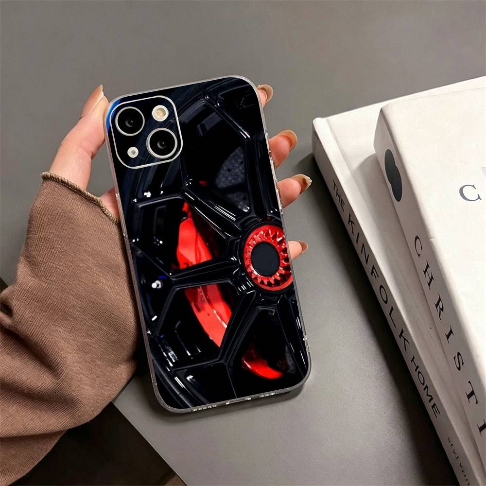 E-E30 Car Phone Case For iPhone17,16,15,14,13,12,11 Plus,Pro Max Soft Transparent Cover
