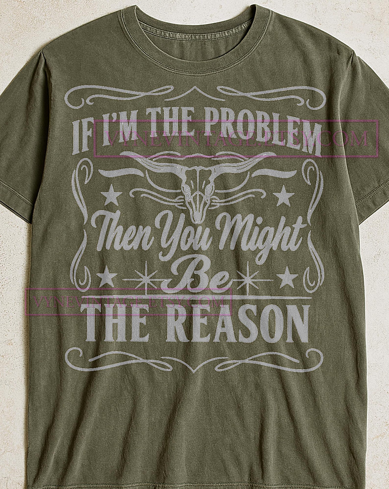 If I m the Problem You re the Reason T-Shirt, Funny Sarcastic Quote Tee, Humorous Graphic Shirt, Relatable Tee, Quirky Gift 2XL