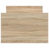 Vidaxl Bed Frame with Headboard and Footboard, Sonoma Oak, 90X200 Cm