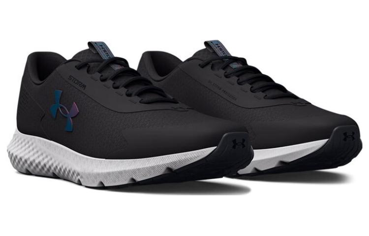 Men's Sneakers Under Armour Charged Rogue 3 Storm 'Jet Grey Petrol Blue'
