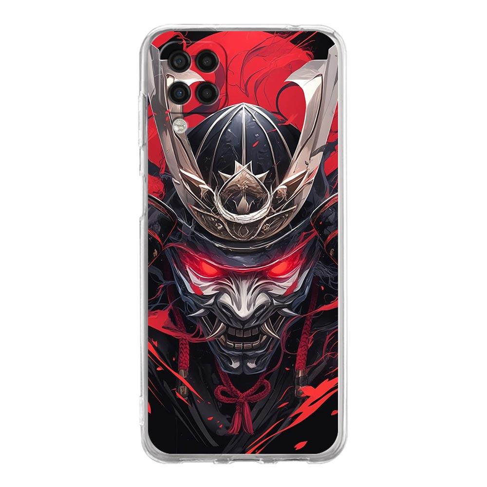 Samurai Hannya Mask Ghost Phone Case for Samsung A13 A15 A25 A35 A51 A55 A71 A21S A11 A31 A41 A23 A53 A73 5G A03S A05s Cover