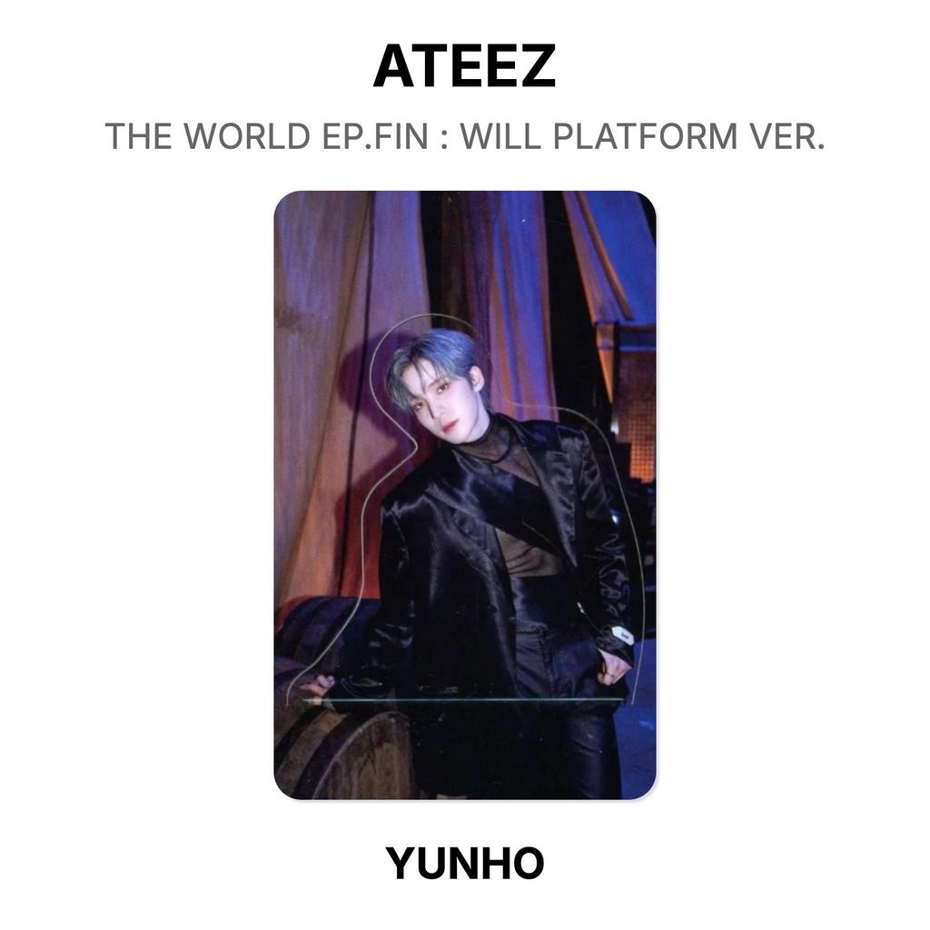 ATEEZ THE WORLD EP.FIN : WILL PLATFORM VER. Official Photocard