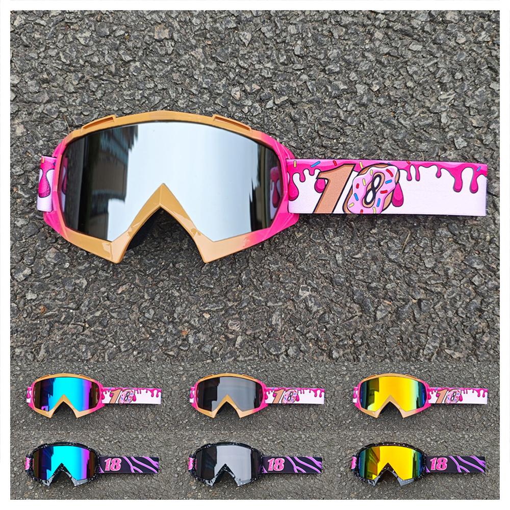 Skibrille Winter Motorrad Radfahren Brille Personalisierter Druck Brille Offroad-Brille Herren MTB Helm Brille Neu