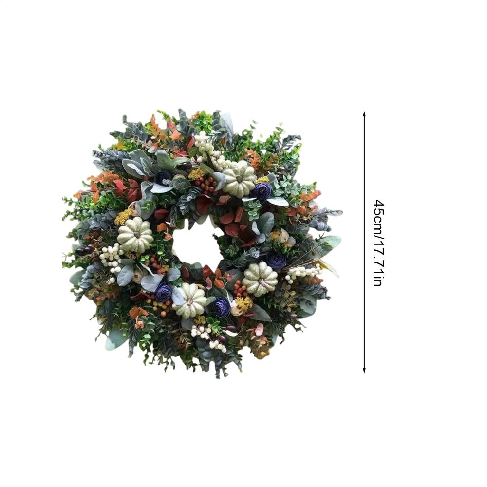 

White Pumpkin And Buttercup Fall Wreath White Pumpkin Eucalyptus Leaves Outdoor Wreath Rustic Decor Sign for Thanksgiving