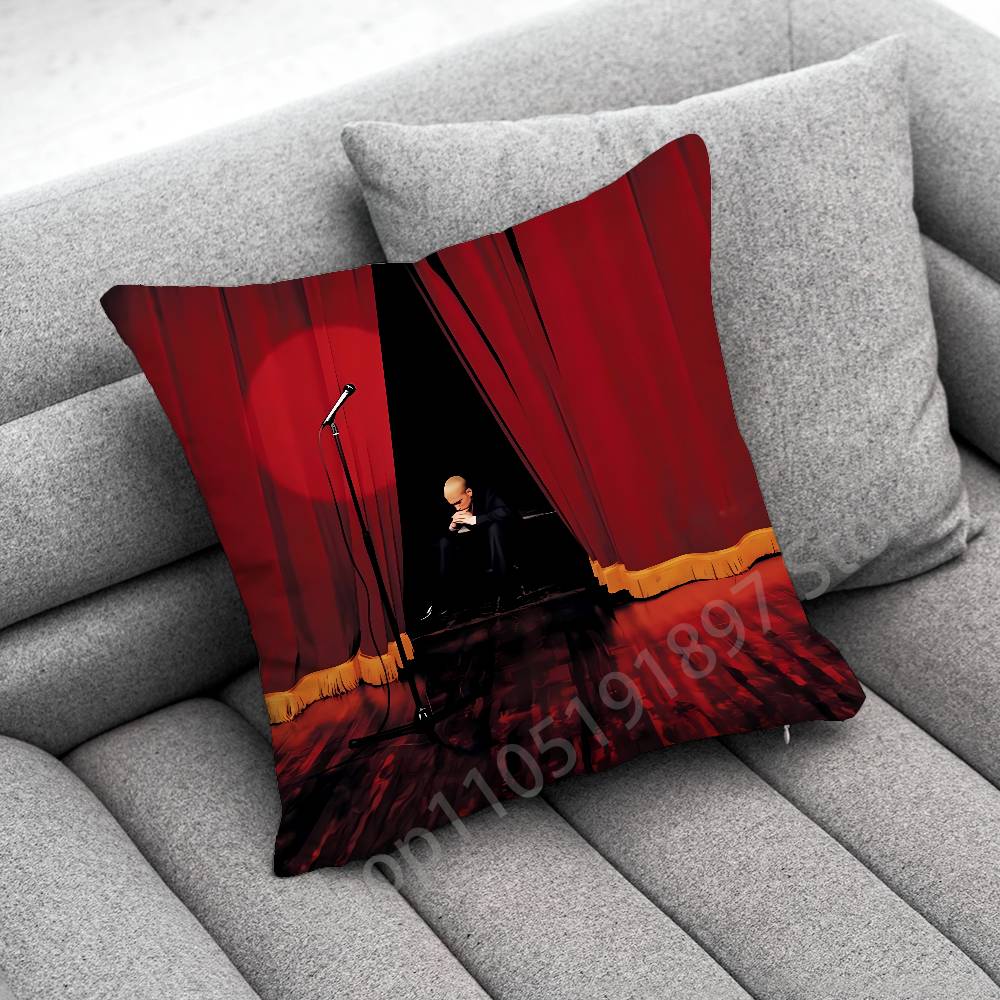 E-Eminem The Marshall Mathers LP STANS Throw Pillow Case For 30cm 40cm 45*45cm 50cm 55cm Square Sofa Pillowcase Shell