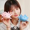 Hexagonal Dinosaur Plush Keychain - Cute Salamander Pendant Doll for Girls