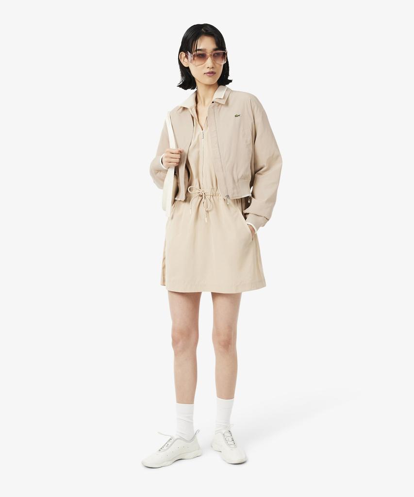 LACOSTE Women'S Collared Short Zip-Up Jumper Bf5917-56N S69