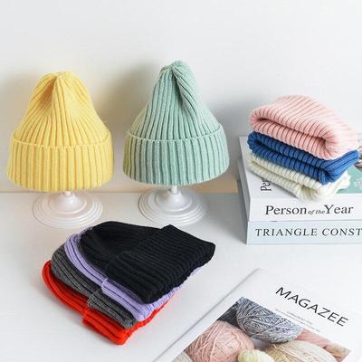 Kids Winter Hats for Newborn Boys Crochet Bonnet Toddler Girl Cap Children Baby Photography Props Boy Accessories Warmer Stuff