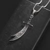 Collar con Colgante de Espada Zulfiqar del Imán Ali Islámico para Hombres y Mujeres Collar del Corán Joyería Islámica Chiíta