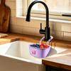 Kitchen Sink Strainer Basket, Multifunctional Food Catcher with Drain Holes, Removable Filter for Fruits & Vegetables Cleaning