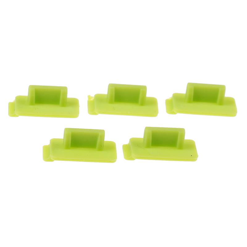 5Pcs Universal Usb Dust Plug Port Charger Cover Jack Interface Dustproof