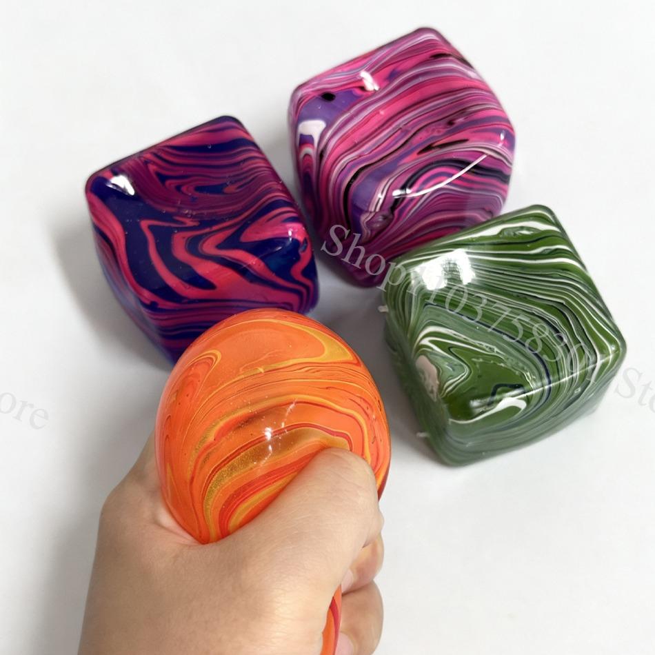 Slow Rebound Nee Doh Stress Cube Ice Cube Malt Sugar Squishy Fidget Toy For Anxiety & Stress Relief