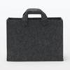 MUJI Cutie portabilă din pâslă pentru dosare 10cm x 32cm x 24cm Gri închis 83847272 - Aprox.. (W) (D) (H) - -