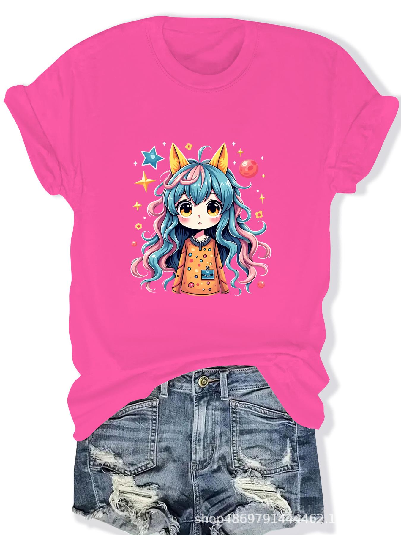 

International Fashion Women s Crew Neck T-Shirt Extra Large розы красного