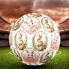 Easter Bunny Floral Wreath Celebration Size 5 Soccer Ball Machinestitched Indooroutdoor Training And Matches Surprise Collection Gift Perfect Birthday