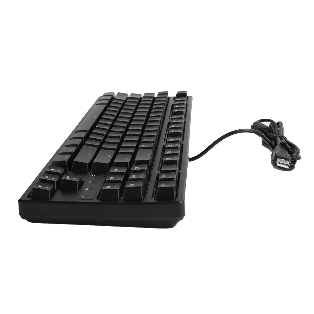 Daidai Computer Keyboard Wired Mechanical Red Shaft 87‑Keys STK130 for Game