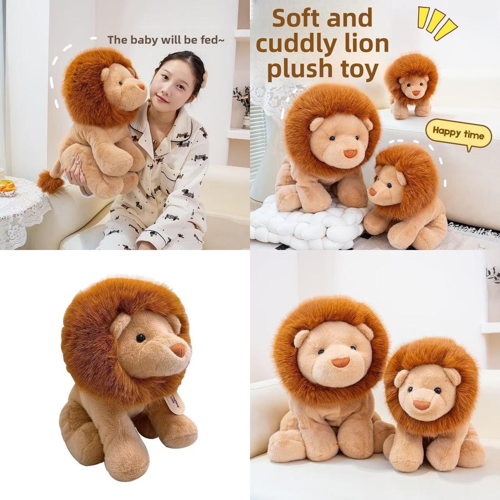 Plush Lion Stuffed Animal Toy For Home Decor And Giftgiving