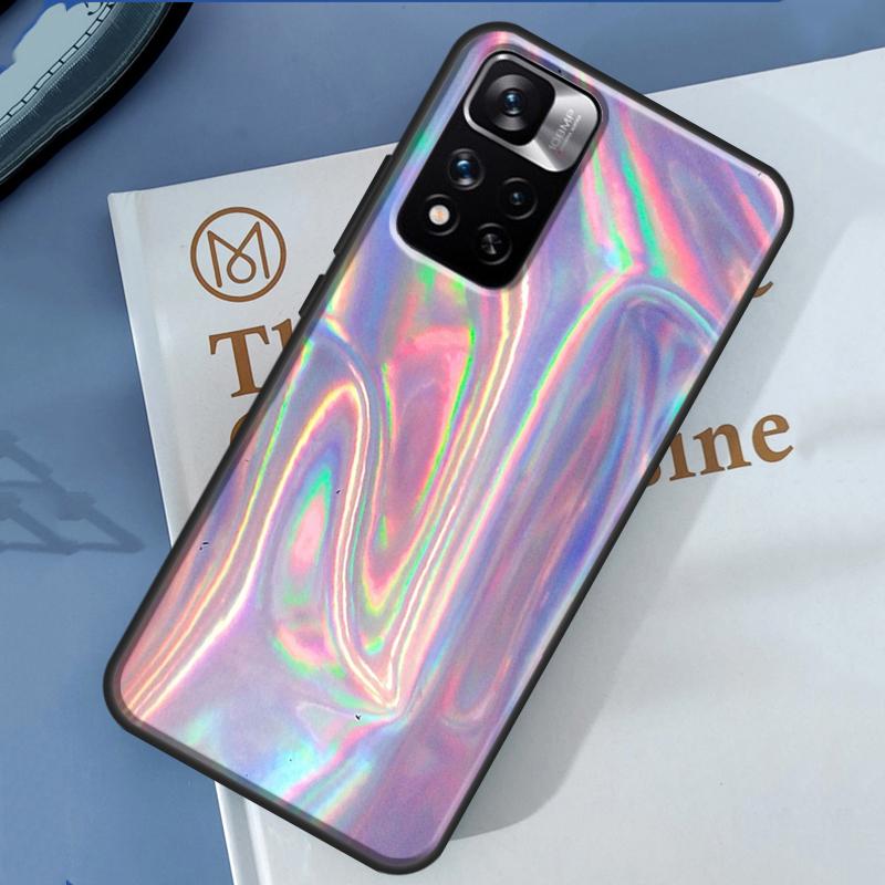 Holographic Iridescence Case For Redmi Note 12 11 Pro Cover For Redmi Note 10 8 9 Pro 10S 11S 9A 9C 12C 10A 10C