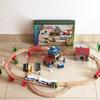 Wooden Train Track Set 88 Pieces Educational Toy For Boys Girls
