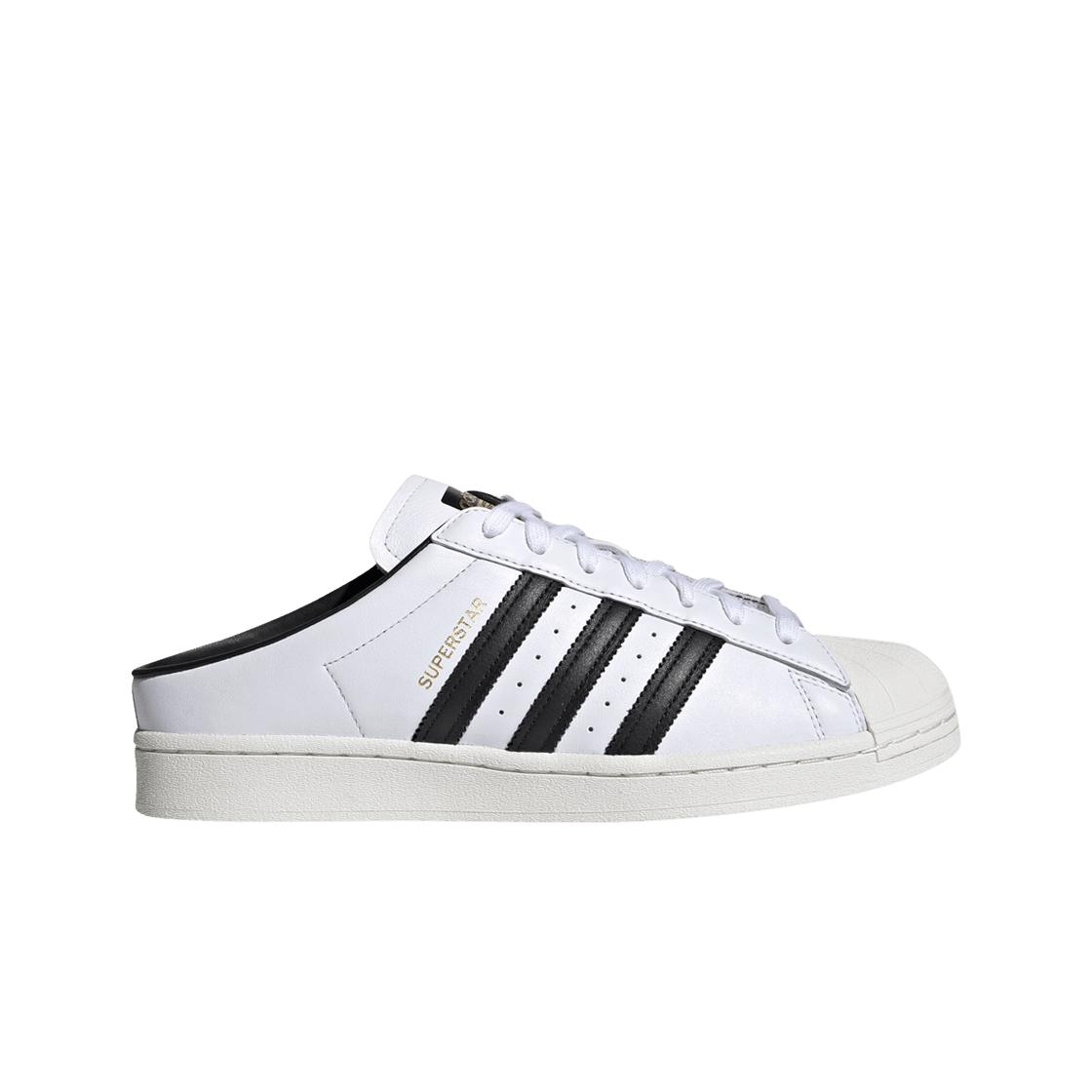 

Adidas Superstar Mule White Black Gold FX5851 Mens Sneakers